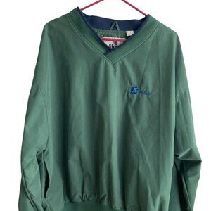 California Outerwear Mens Jacket Golf V NECK long sleeve Size Large Green